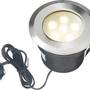 Einbauleuchte ASTRA, 1 W, Kabel 2 m, Ø 70 mm, IP 44, A+
