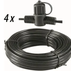 Hauptkabel 10 m Kabel inkl. 4 feste Kabelanschlüsse