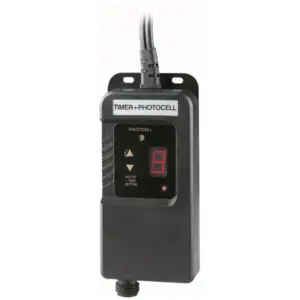 Timer + Hell-Dunkel-Sensor, mit Fotozelle, programmierbar