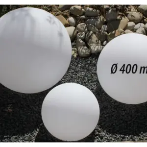 Design-Kugeln Moon 400, Ø 400 mm inkl. Trafo, 2 m Kabel und Fernbedienung
