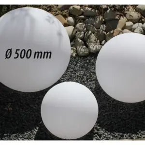 Design-Kugeln Moon 500, Ø 500 mm inkl. Trafo, 2 m Kabel und Fernbedienung