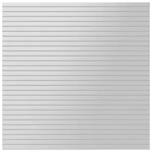 Rhombus Steckzaun aus Aluminium / Komplettset, silber, 1800 mm (Höhe) x 20 mm (Stärke) x 1800 (Breite) mm, (ohne Pfosten)