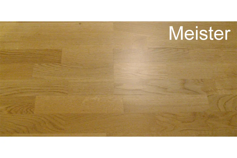 Meister Parkett Eiche Schiffsboden harmonisch gebürstet, 13 x 200 x 2400 mm, lackiert (9032) (1,92 m²/ Paket)