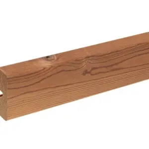 Thermoholz Kiefer für Fassade, 20 mm (Stärke) x 65 mm (Breite), Oberfläche gebürstet, Sortierung Natur in der Länge 3,9 m