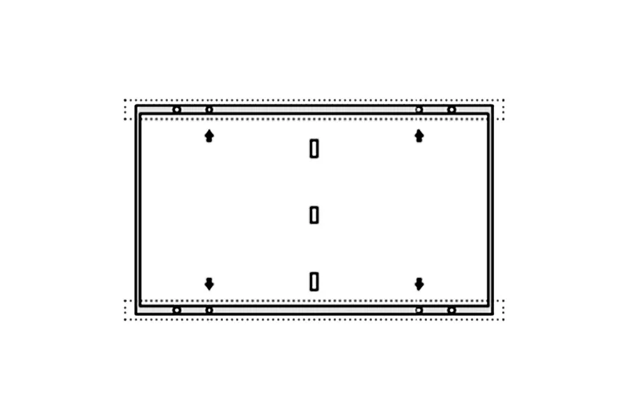 Solarpanel passend für Carport, 440 W, mit Alurahmen