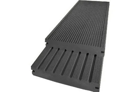 BPC / WPC Massivdiele WoodoSaba, 20 x 145 mm, anthrazit, 2. Wahl / Restposten, Mengen und Längen n. Absprache