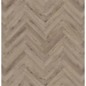 Premium Laminat Fischgrät, leicht grau, 12 mm stark, Abriebklasse AC4, (1,836 m² pro Paket)