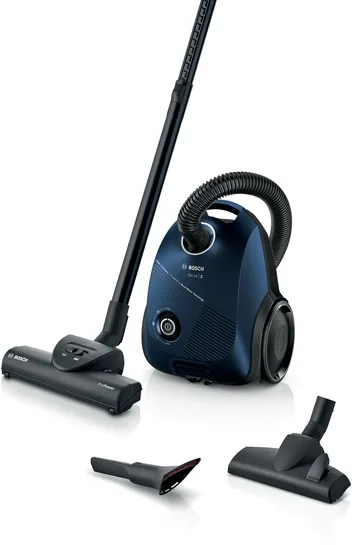 BOSCH Serie 2 Staubsauger mit Beutel, Blau