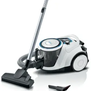 BOSCH Serie 6 Beutelloser Staubsauger ProSilence, Weiß