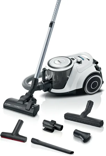 BOSCH Serie 6 Beutelloser Staubsauger 6 Beutelloser Staubsauger Weiß
