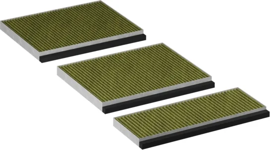 BOSCH Clean Air Plus Geruchsfilter mit Aktivkohle, Ersatzfilter für Umluftbetrieb DWZ1BK1B6