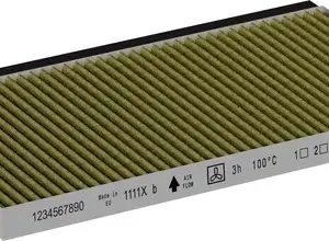 BOSCH Long-life Clean Air Geruchsfilter DWZ1FB1B6