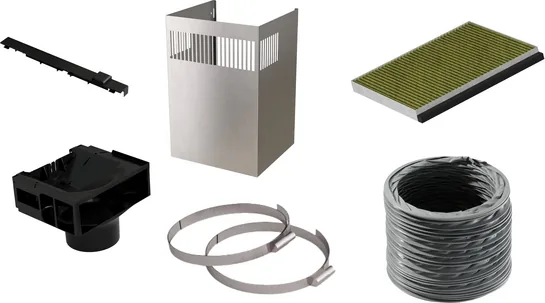 BOSCH Long-life Clean Air Umluftset Metall-Optik DWZ1FB3I6