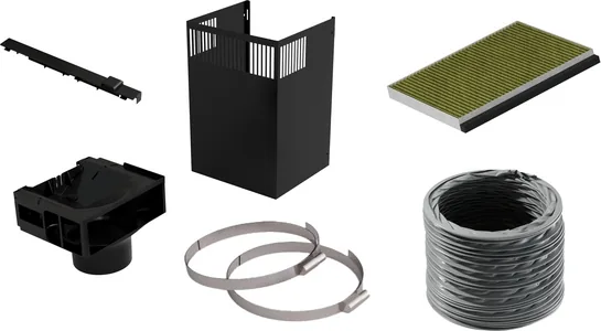 BOSCH Long-life Clean Air Umluftset, Schwarz