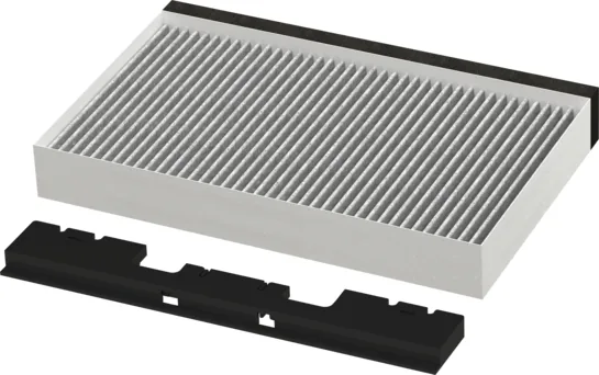 BOSCH Clean Air Geruchsfilter mit Aktivkohle, Ersatzfilter für Umluftbetrieb DZZ2CB1B4