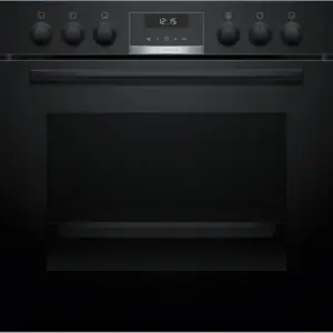 BOSCH Serie 6 Einbau-Herd 60 x 60 cm Schwarz HEG517BB3