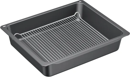 BOSCH Profipfanne mit Rost, 81 × 455 × 375 mm