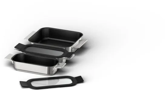 BOSCH Kochgeschirr-Set 3-teilig HEZ9FF030