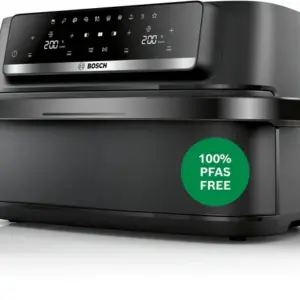 BOSCH Serie 4 Double Flex Drawer Air Fryer, Schwarz