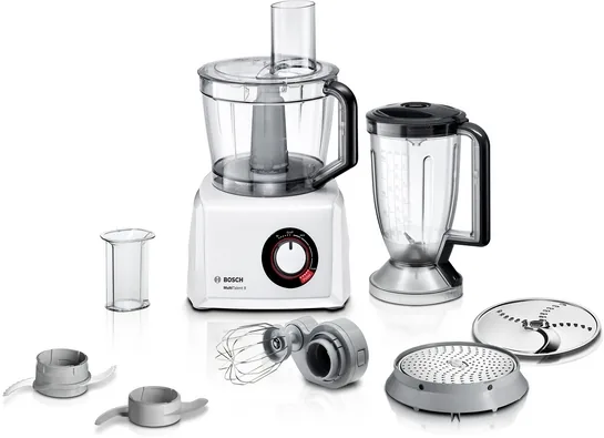 BOSCH Kompakt-Küchenmaschine MultiTalent 8 1000 W, Weiß