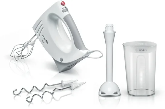 BOSCH Handrührer 450 W Weiß, Grau