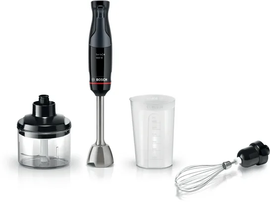 BOSCH Serie 4 Stabmixer ErgoMaster 1000 W Schwarz, anthrazit MSM4B621