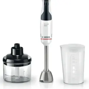 BOSCH Serie 4 Stabmixer ErgoMaster 600 W Weiß, Black grey MSM4W220