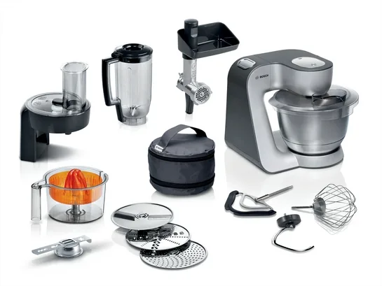 BOSCH Serie 4 Küchenmaschine MUM 5 1000 W, Silber