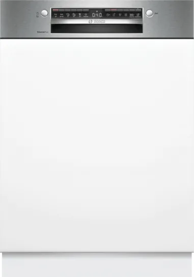 BOSCH Serie 4 Teilintegrierter Geschirrspüler 60 cm Gebürsteter Stahl, XXL SBI4ECS28E