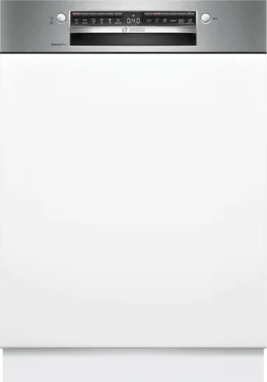 BOSCH Serie 4 Teilintegrierter Geschirrspüler 60 cm Gebürsteter Stahl SMI4EVS09E