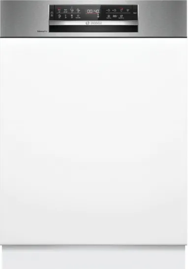 BOSCH Serie 6 Teilintegrierter Geschirrspüler 60 cm Gebürsteter Stahl SMI6ECS18E