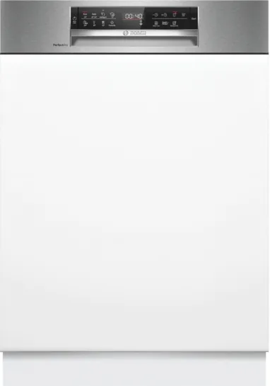 BOSCH Serie 6 Teilintegrierter Geschirrspüler 60 cm Gebürsteter Stahl SMI6ZCS16E