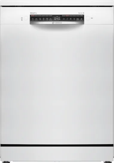 BOSCH Serie 4 Freistehender Geschirrspüler 60 cm Weiß SMS4EVW08E