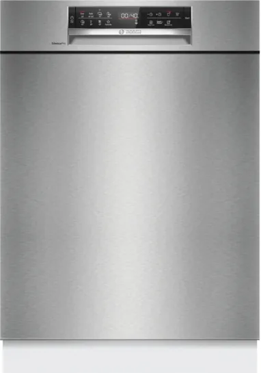 BOSCH Serie 6 Unterbau-Geschirrspüler 60 cm Gebürsteter Stahl SMU6ECS18E