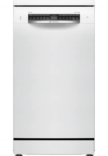 BOSCH Serie 4 Freistehender Geschirrspüler 4 Freistehender Geschirrspüler 45, Weiß – 45 cm