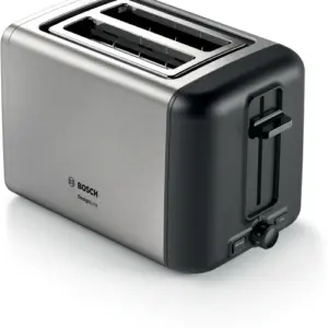 BOSCH Kompakt Toaster DesignLine Gebürsteter Stahl TAT3P420DE