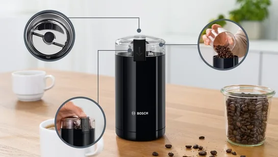 BOSCH Kaffeemühle Schwarz TSM6A013B