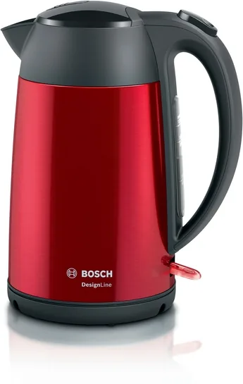 BOSCH Wasserkocher DesignLine Rot TWK3P424
