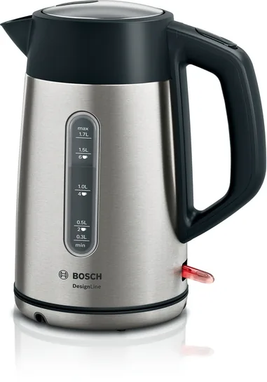 BOSCH Wasserkocher DesignLine Gebürsteter Stahl TWK4P440
