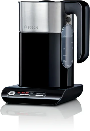 BOSCH Wasserkocher Styline, Schwarz
