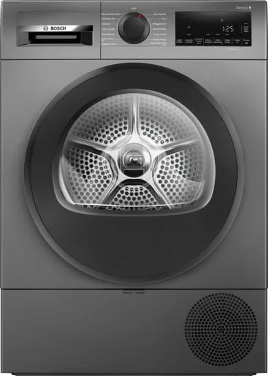 BOSCH Serie 6 Wärmepumpentrockner 9 kg Grau WQG243DR10