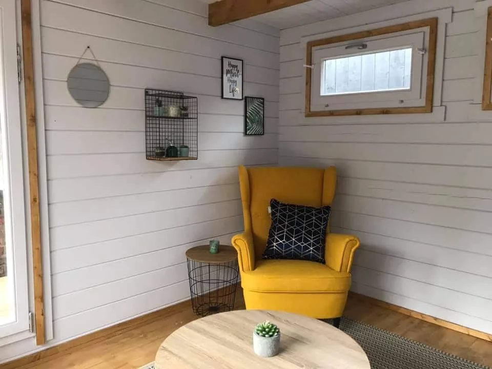 Gartenhaus “Mini Hansa Lounge” 4x4m, 4 × 4 m