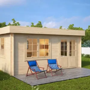 Gartenhaus “Ian A” 5x4m aus Holz, 5 × 4 m