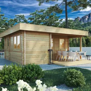 Holzhaus-Bausatz “Oscar” 6x5m, 6 × 5 m