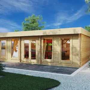 Großes Gartenhaus “Hansa B” 8x5m, 8 × 5 m