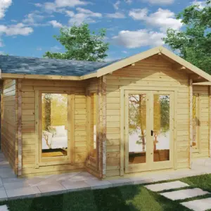 Gartenhaus “Eamon” 6x4m aus Holz, 6 × 4 m