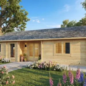 Blockhaus als Ferienhaus “Dune” 11x6m, 11 × 6 m