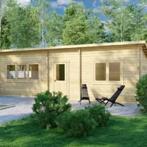 Blockhaus “Holiday J” 9x5m, 9 × 5 m