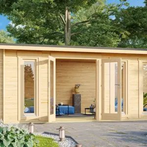Gartenhaus “Barcelona” 6x4m, 6 × 4 m