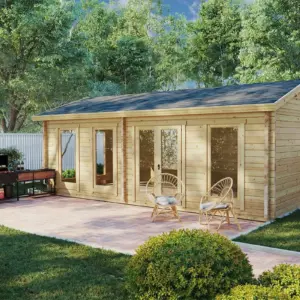 Großes Gartenhaus „Typ F” 7x4m, 7 × 4 m